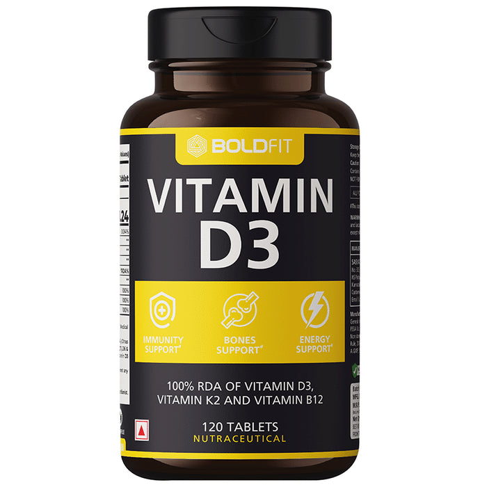 Boldfit Vitamin D3 Tablet - Classic Derma