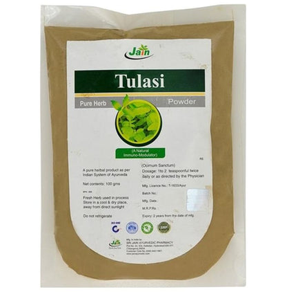 Jain Tulsi (Holy Basil) Powder - Classic Derma