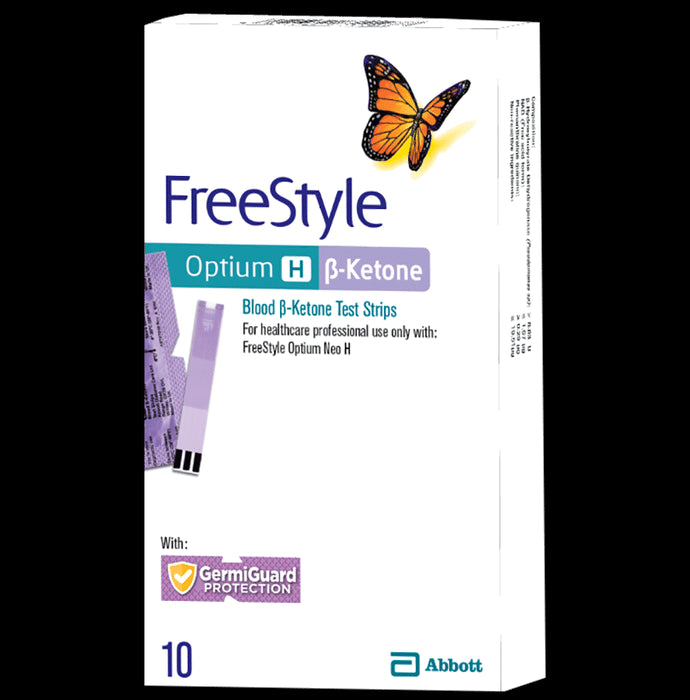 FreeStyle Optium H Beta-Ketone Test Strip (Only Strip) - Classic Derma