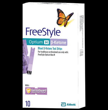 FreeStyle Optium H Beta-Ketone Test Strip (Only Strip) - Classic Derma