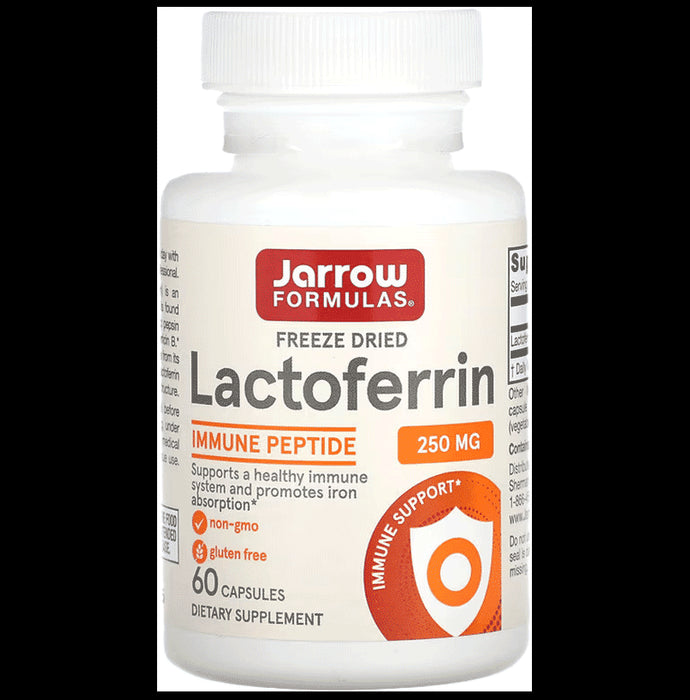 Jarrow Formulas Freeze Dried Lactoferrin 250mg Capsule | Promotes Iron Absorption & Immunity - Classic Derma