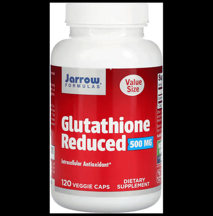 Jarrow Formulas Glutathione Reduced 500mg | Veggie Cap for Antioxidant Support - Classic Derma