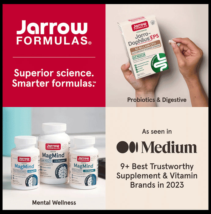 Jarrow Formulas Glutathione Reduced 500mg | Veggie Cap for Antioxidant Support