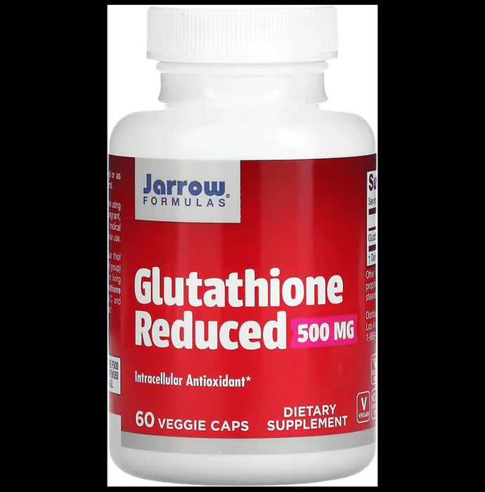 Jarrow Formulas Glutathione Reduced 500mg | Veggie Cap for Antioxidant Support - Classic Derma