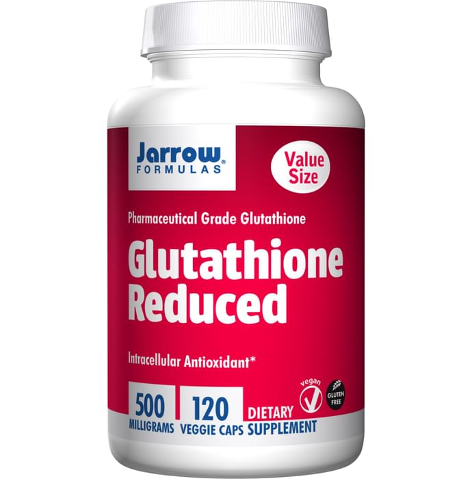 Jarrow Formulas Glutathione Reduced 500mg Capsule | Intracellular Antioxidant - Classic Derma