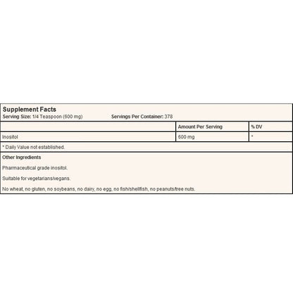 Jarrow Formulas Inositol Powder | For Liver Function & Cellular Detoxification