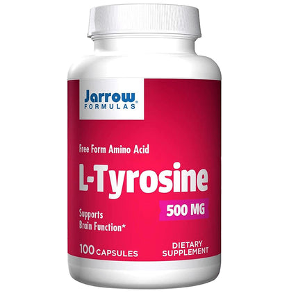 Jarrow Formulas L-Tyrosine 500mg Capsule | Supports Brain Function - Classic Derma