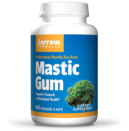Jarrow Formulas Mastic Gum 1000mg Veggie Caps | For Stomach & Duodenal Health - Classic Derma
