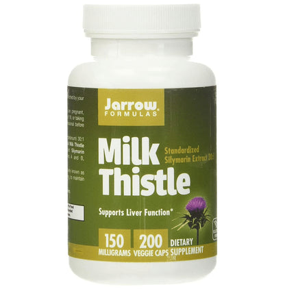 Jarrow Formulas Milk Thistle 150mg Capsule | Supports Liver Function - Classic Derma