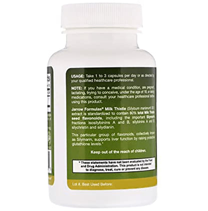 Jarrow Formulas Milk Thistle 150mg Capsule | Supports Liver Function