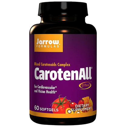 Jarrow Formulas Mixed Carotenoids Complex CarotenAll Softgels | For Healthy Heart & Vision - Classic Derma