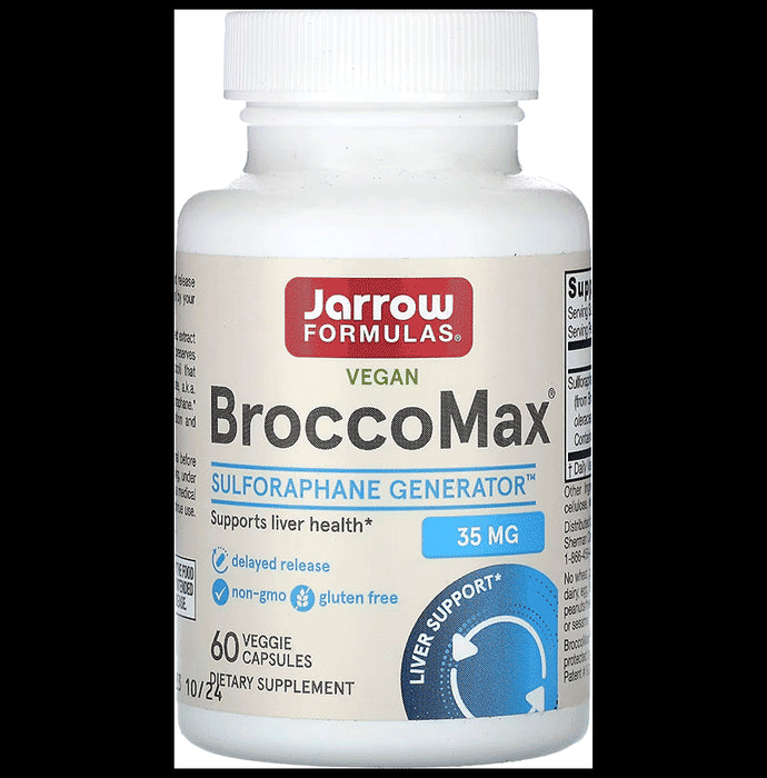 Jarrow Formulas Myrosinase Activated SGS Brocco Max Delayed Release Veggie Cap - Classic Derma