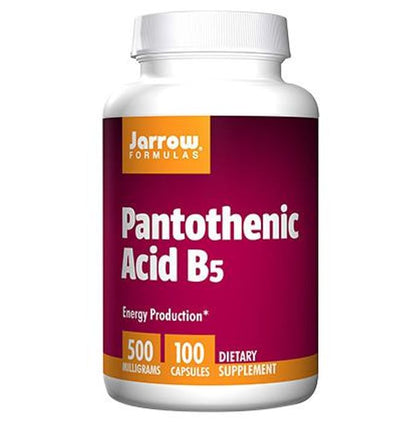 Jarrow Formulas Pantothenic Acid B5 500mg Capsule | For Energy Production - Classic Derma