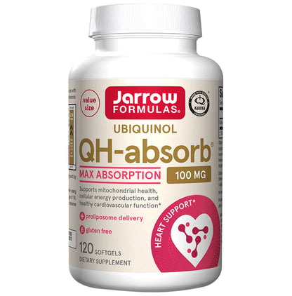 Jarrow Formulas Qh-Absorb 100mg Soft Gelatin Capsule - Classic Derma
