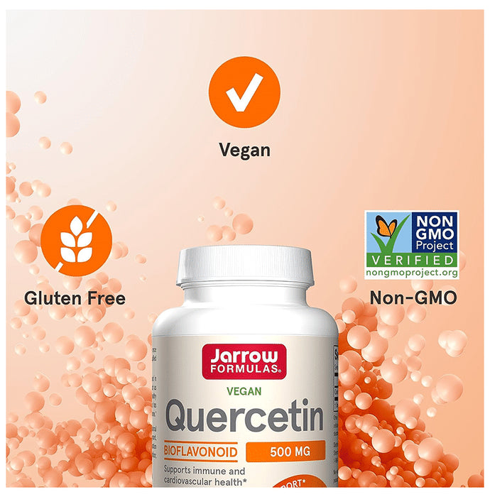 Jarrow Formulas Quercetin 500 mg Veggie Capsules | Supports Immunity & Heart Health