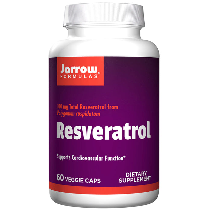Jarrow Formulas Resveratrol Veggie Caps | Supports Cardiovascular Functions - Classic Derma