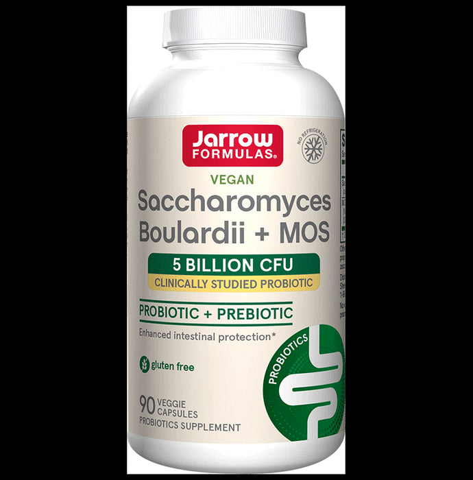 Jarrow Formulas Saccharomyces Boulardii+MOS Capsule | For Intestinal Support - Classic Derma