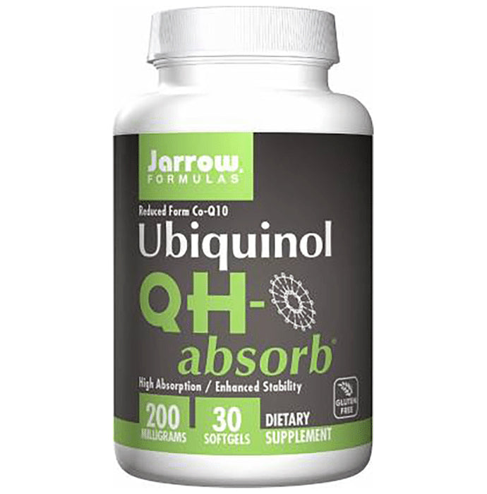 Jarrow Formulas Ubiquinol QH-absorb 200mg Softgels | Gluten-Free - Classic Derma