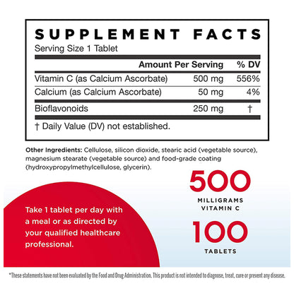 Jarrow Formulas Vitamin C 750mg Tablet | For Antioxidant Support