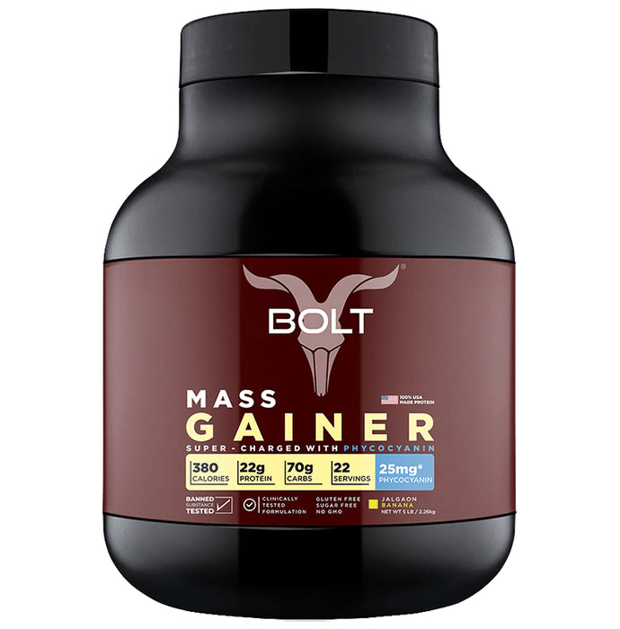 Bolt Mass Gainer Banana - Classic Derma