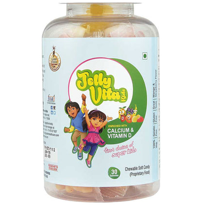 Jelly Vita Kids Gummies Enriched with Calcium & Vitamin D - Classic Derma
