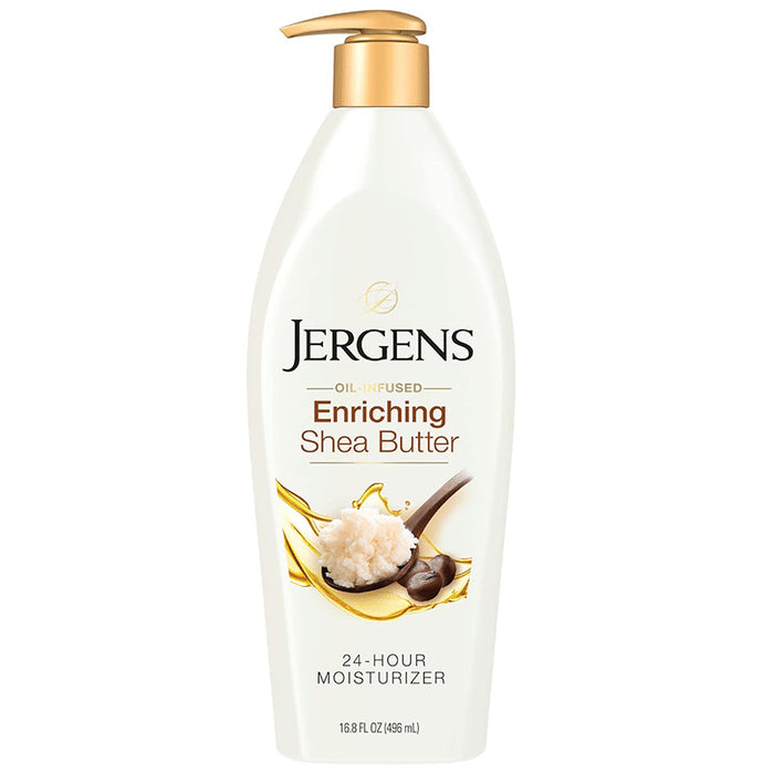 Jergens Oil-Infused Enriching Shea Butter 24 Hours Moisturiser - Classic Derma