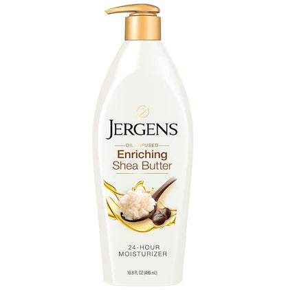 Jergens Oil-Infused Enriching Shea Butter 24 Hours Moisturiser - Classic Derma