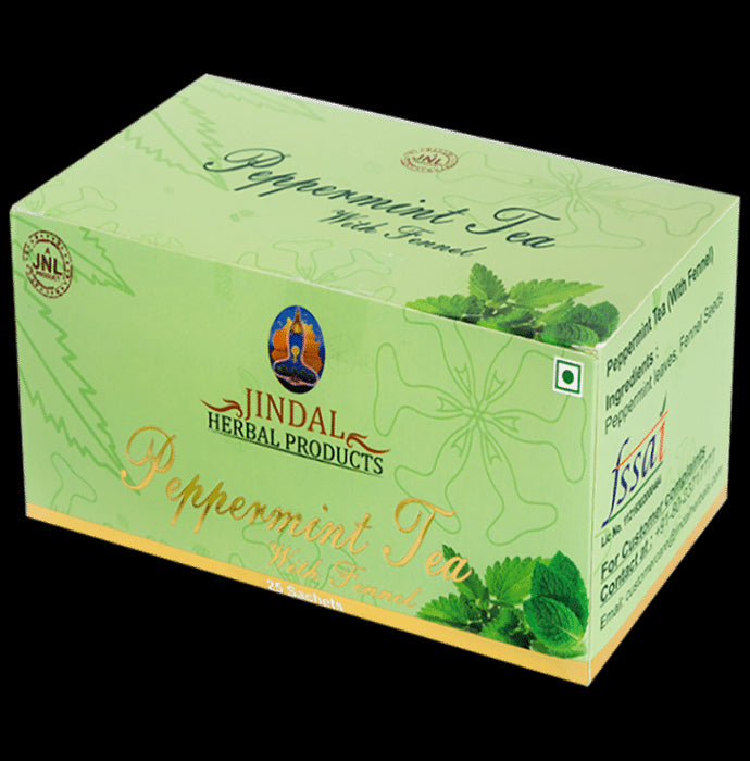 Jindal Herbal Peppermint Tea with Fennel