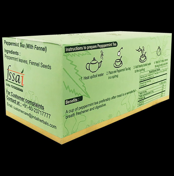 Jindal Herbal Peppermint Tea with Fennel