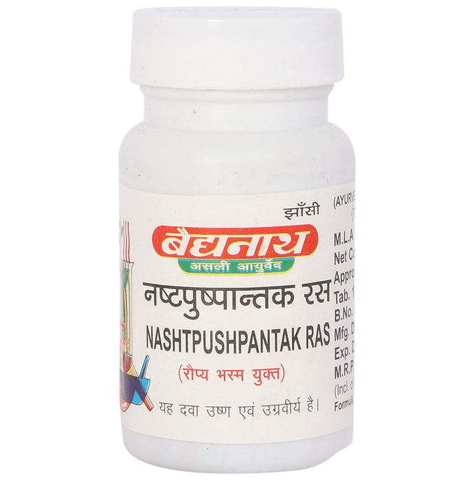 Baidyanath (Jhansi) Nashtpushpantak Ras Tablet - Classic Derma