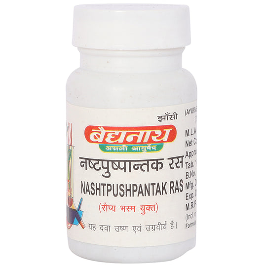 Baidyanath (Jhansi) Nashtpushpantak Ras Tablet - Classic Derma