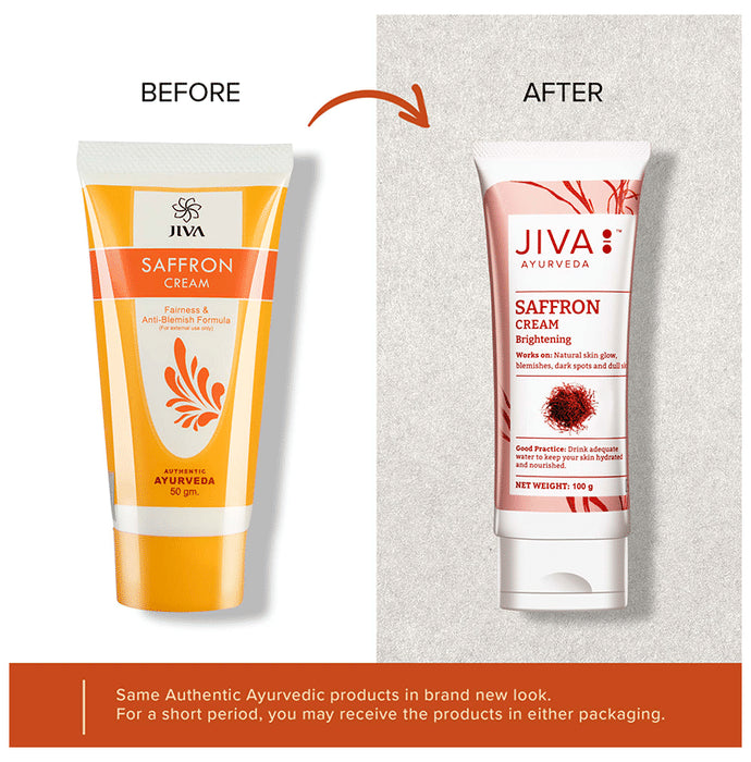 Jiva Ayurveda Saffron Cream Brightening (100gm Each)