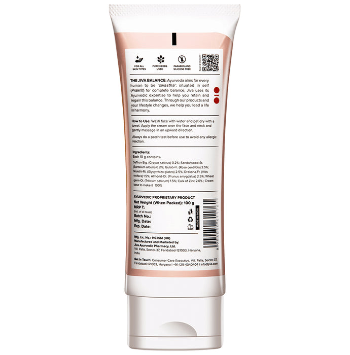 Jiva Ayurveda Saffron Cream Brightening (100gm Each)