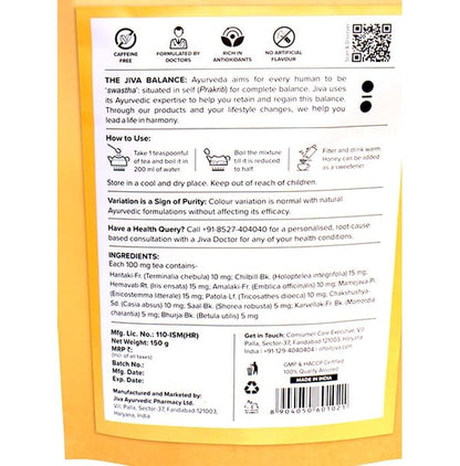 Jiva Ayurveda Slim Detox Tea for Healthy Weight