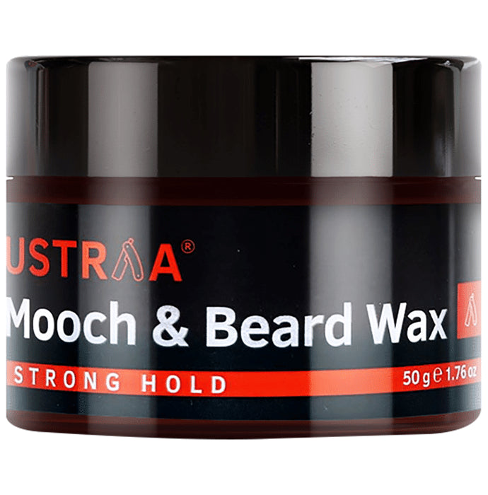Ustraa Mooch & Beard Wax Strong Hold - Classic Derma