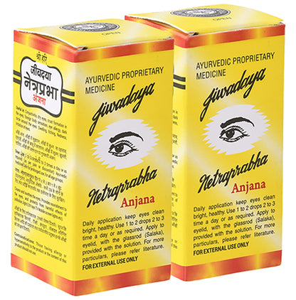 Jiwadaya Netraprabha Anjana Eye Drop (15gm Each) - Classic Derma
