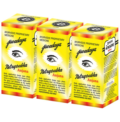 Jiwadaya Netraprabha Anjana Eye Drop (15gm Each) - Classic Derma