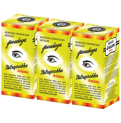 Jiwadaya Netraprabha Anjana Eye Drop (7gm Each) - Classic Derma