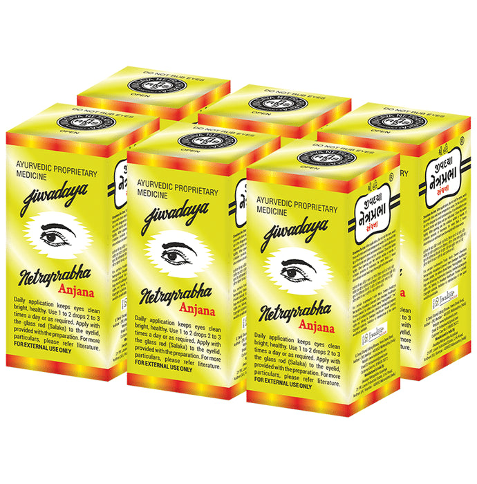 Jiwadaya Netraprabha Anjana Eye Drop (7gm Each) - Classic Derma
