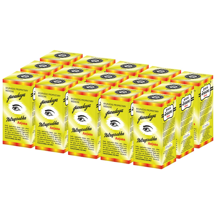 Jiwadaya Netraprabha Anjana Eye Drop (7gm Each) - Classic Derma