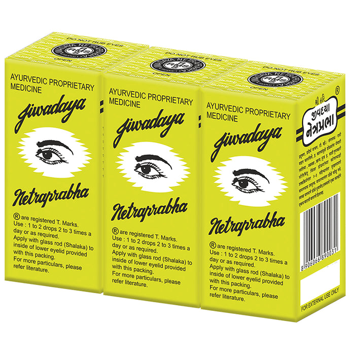 Jiwadaya Netraprabha Eye Drop (5ml Each) - Classic Derma