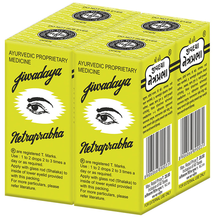 Jiwadaya Netraprabha Eye Drop (5ml Each) - Classic Derma