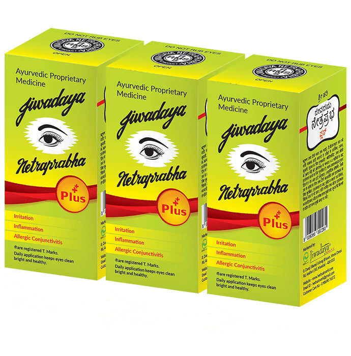 Jiwadaya Netraprabha Plus Eye Drop (10ml Each) - Classic Derma