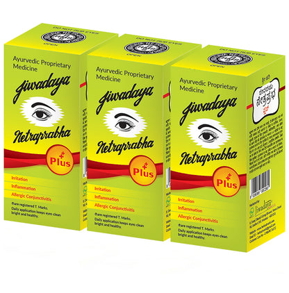 Jiwadaya Netraprabha Plus Eye Drop (10ml Each) - Classic Derma