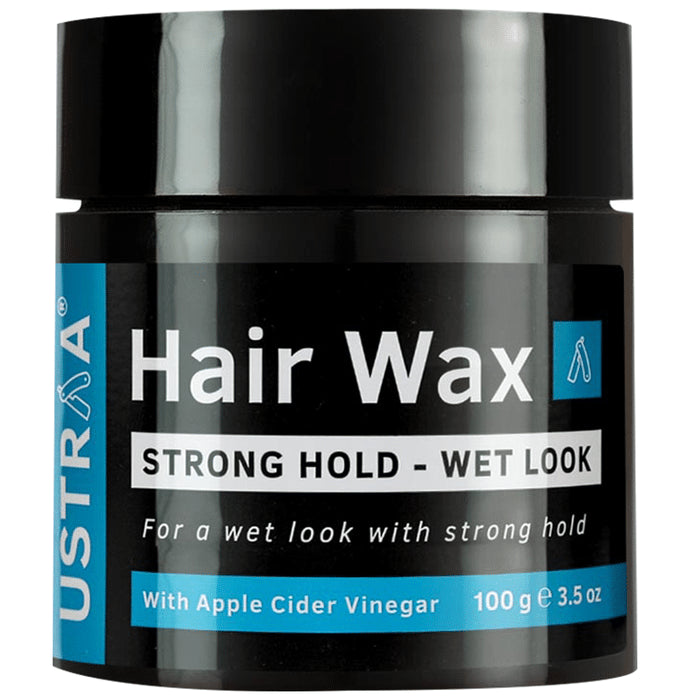 Ustraa Strong Hold Hair Wax Wet Look - Classic Derma