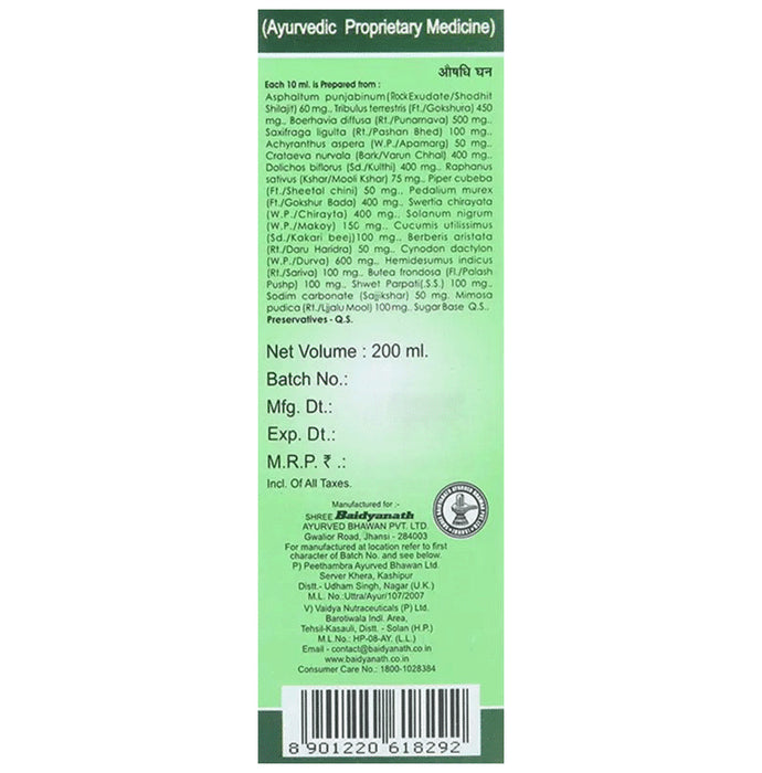 Baidyanath (Jhansi) Pathreena Syrup (200ml Each)