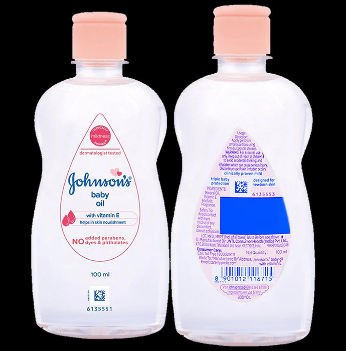 Johnson's Baby Oil with Vitamin E - Classic Derma