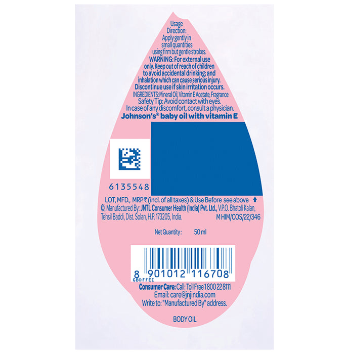 Johnson's Baby Oil with Vitamin E