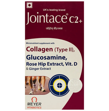 Jointace C2 Plus Tablet with Collagen (Type II), Glucosamine, Rosehip Extract, Vitamin D & Ginger Extract - Classic Derma