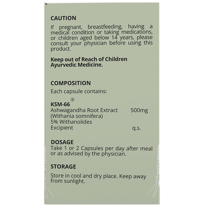 Renewwell KSM 66 Ashwagandha Capsules (60 Each)